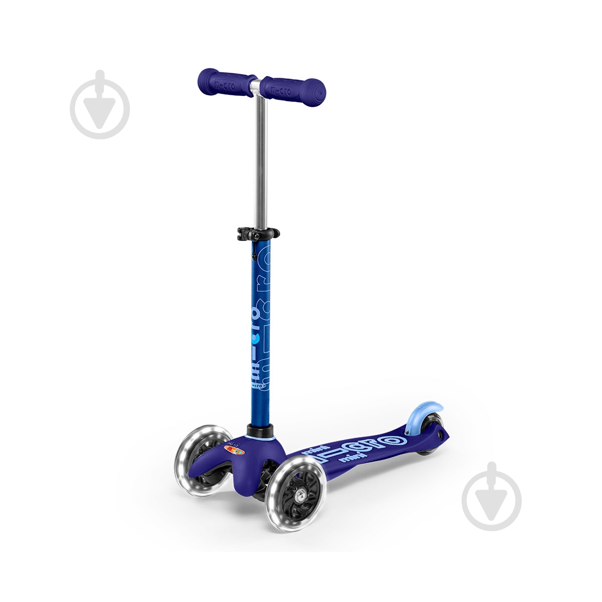 Самокат Micro Mini 3in1 Deluxe Plus LED синий MMD145 - фото 7