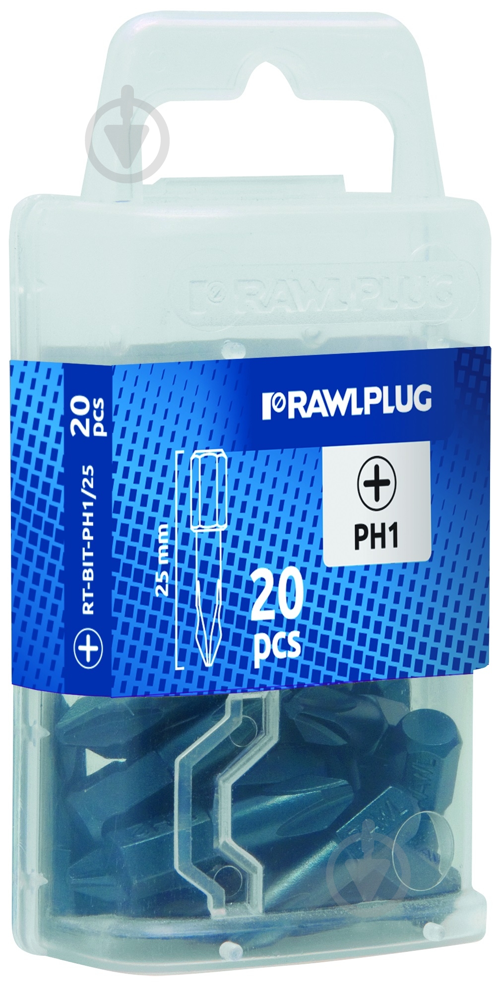 Набір біт Rawlplug 20 шт. RT-BIT-PH2/25 - фото 2