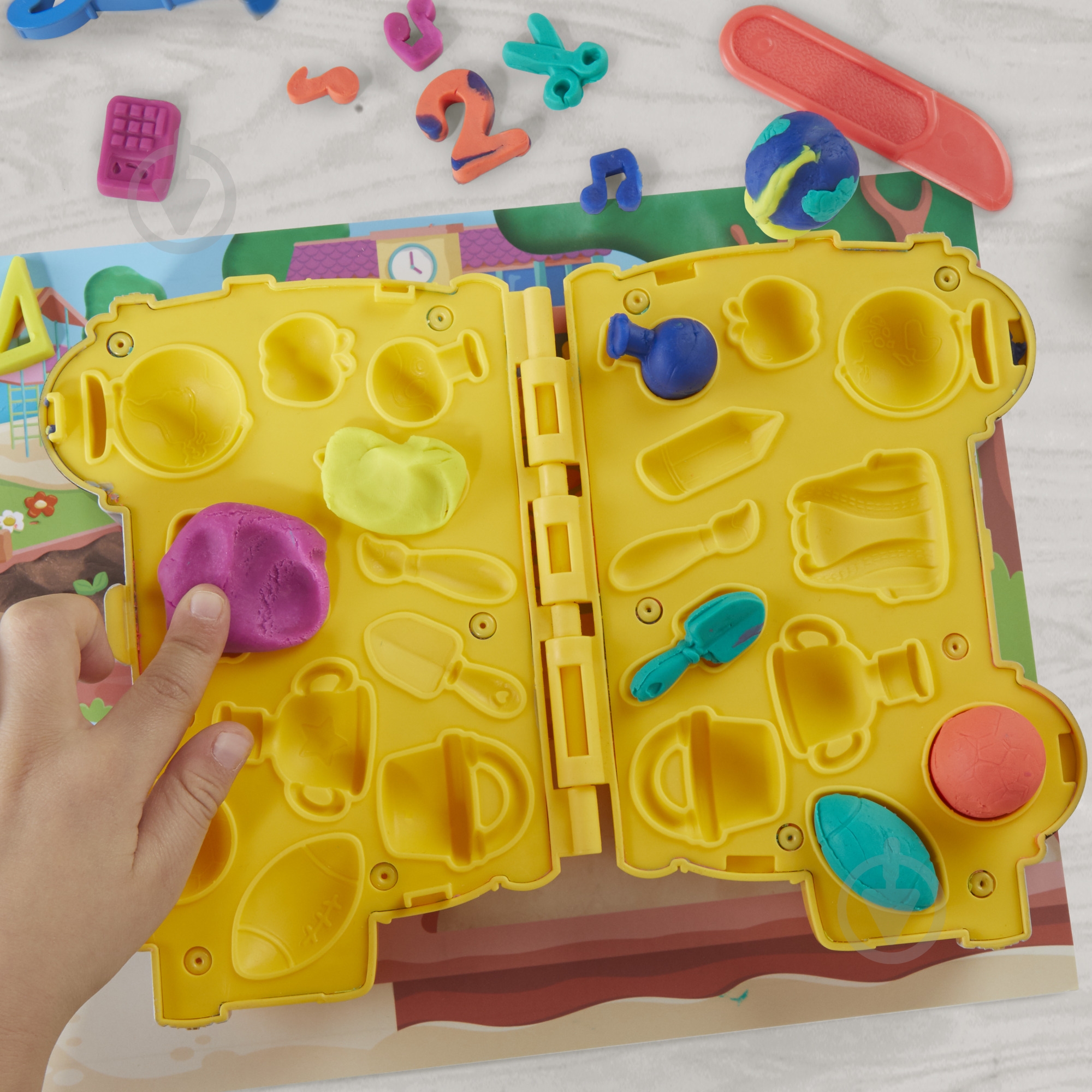 Набір для творчості Play-Doh з масою для ліплення Веселий шкільний день G1641 - фото 5