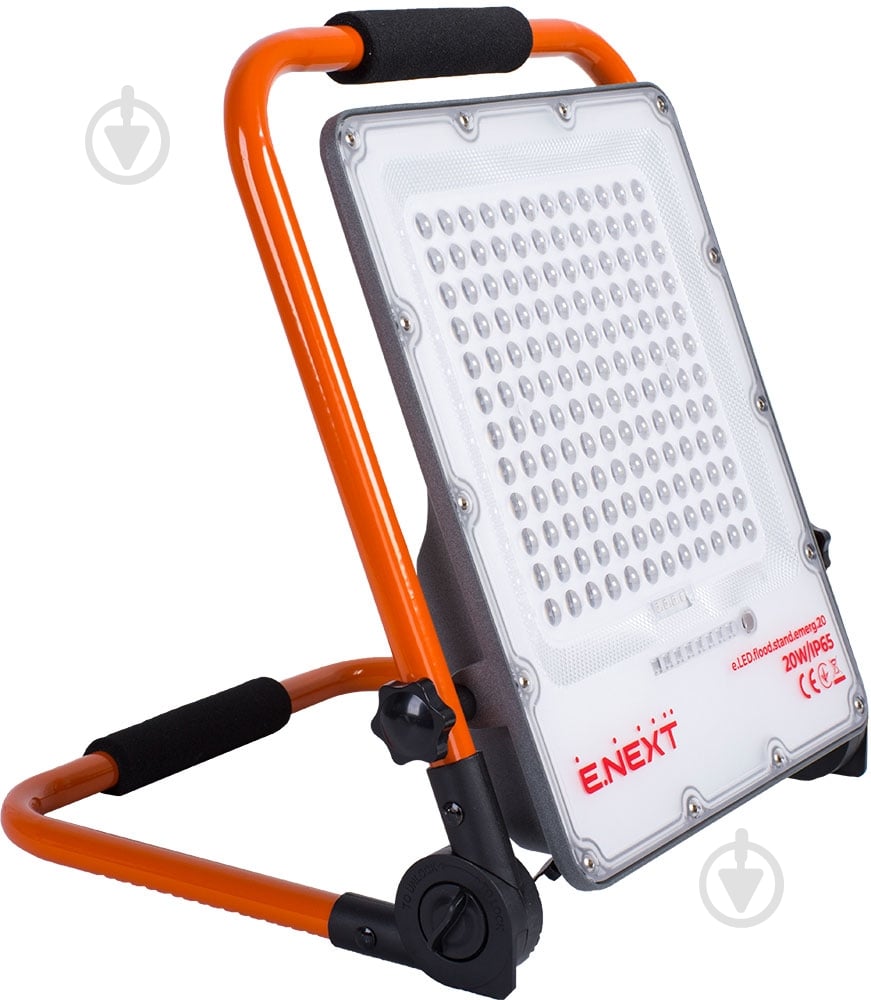 Фонарь светодиодный E.NEXT e.LED.flood.stand.emerg.20 оранжевый - фото 3 Фонарь светодиодный E.NEXT e.LED.flood.stand.emerg.20 оранжевый - фото 3