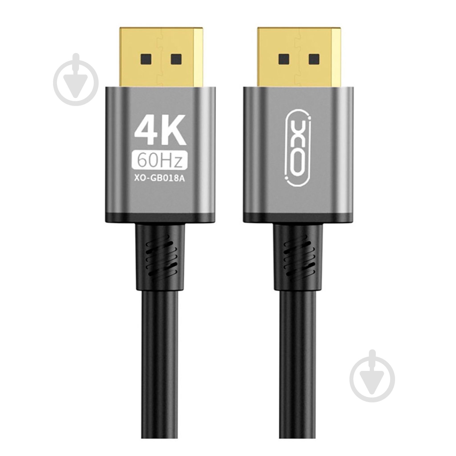Кабель Xo GB018A-DP DisplayPort to DisplayPort v1.2 3 м сріблястий (GB018A-DP.tranish) - фото 1 Кабель Xo GB018A-DP DisplayPort to DisplayPort v1.2 3 м сріблястий (GB018A-DP.tranish) - фото 1