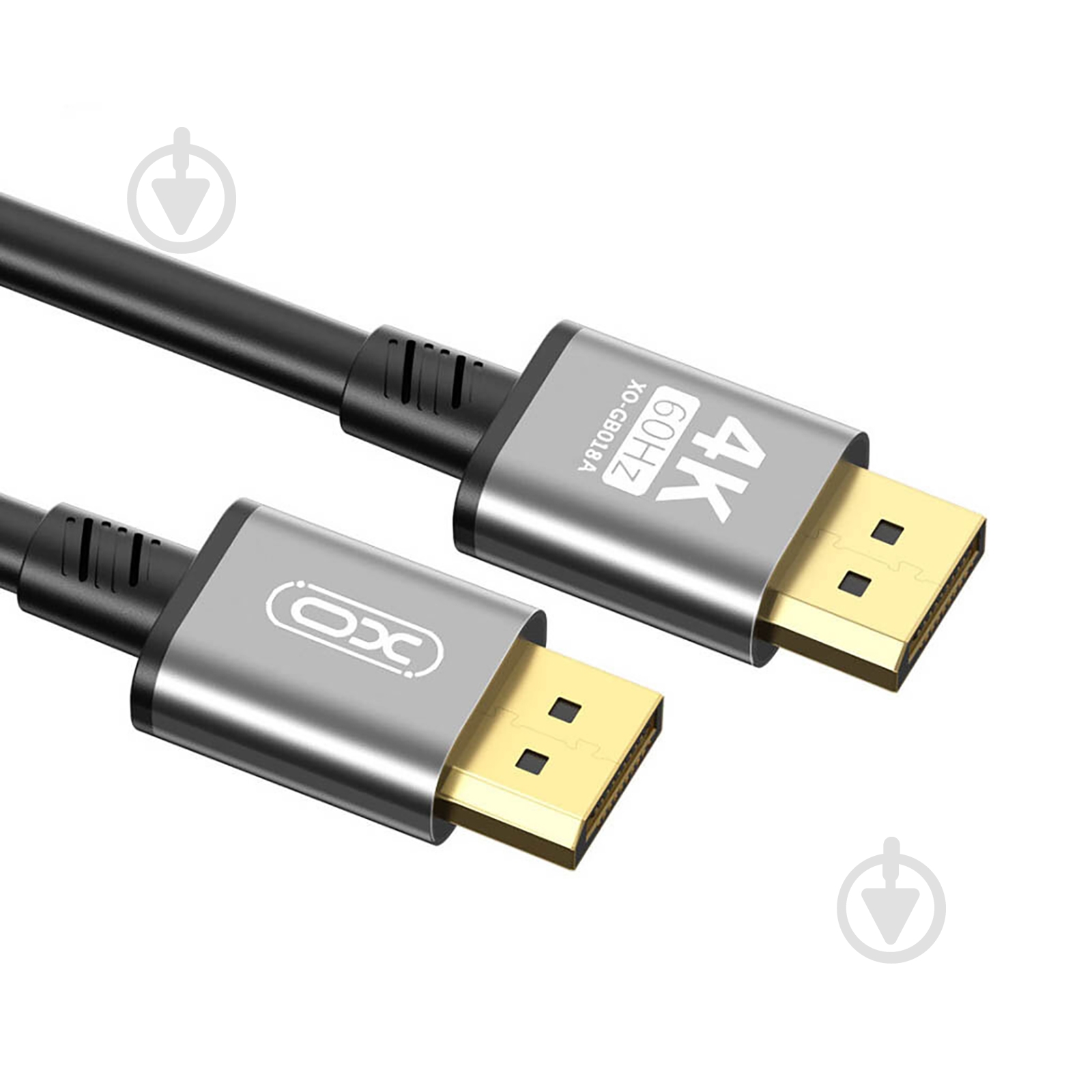 Кабель Xo GB018A-DP DisplayPort to DisplayPort v1.2 3 м сріблястий (GB018A-DP.tranish) - фото 3 Кабель Xo GB018A-DP DisplayPort to DisplayPort v1.2 3 м сріблястий (GB018A-DP.tranish) - фото 3