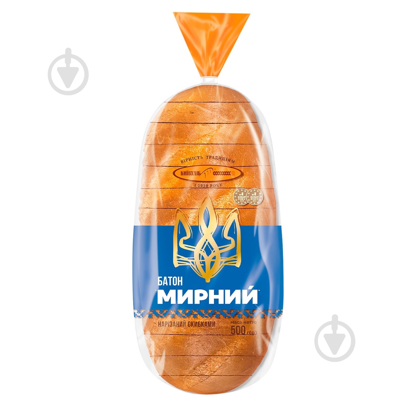 Батон Київхліб Мирный 500 г - фото 1