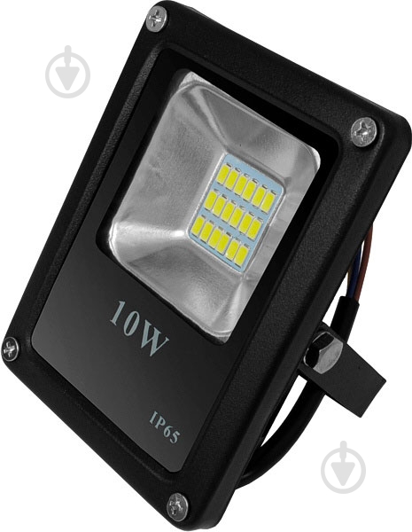 Прожектор Ecostrum LED 10 Вт IP65 черный - фото 2