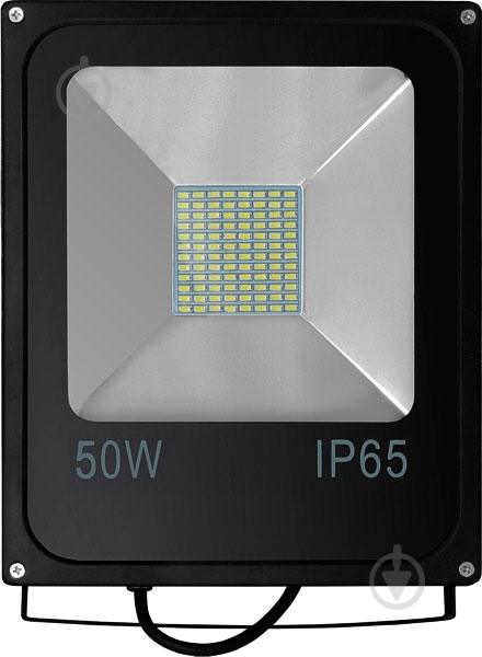 Прожектор Ecostrum LED 50 Вт IP65 черный - фото 1