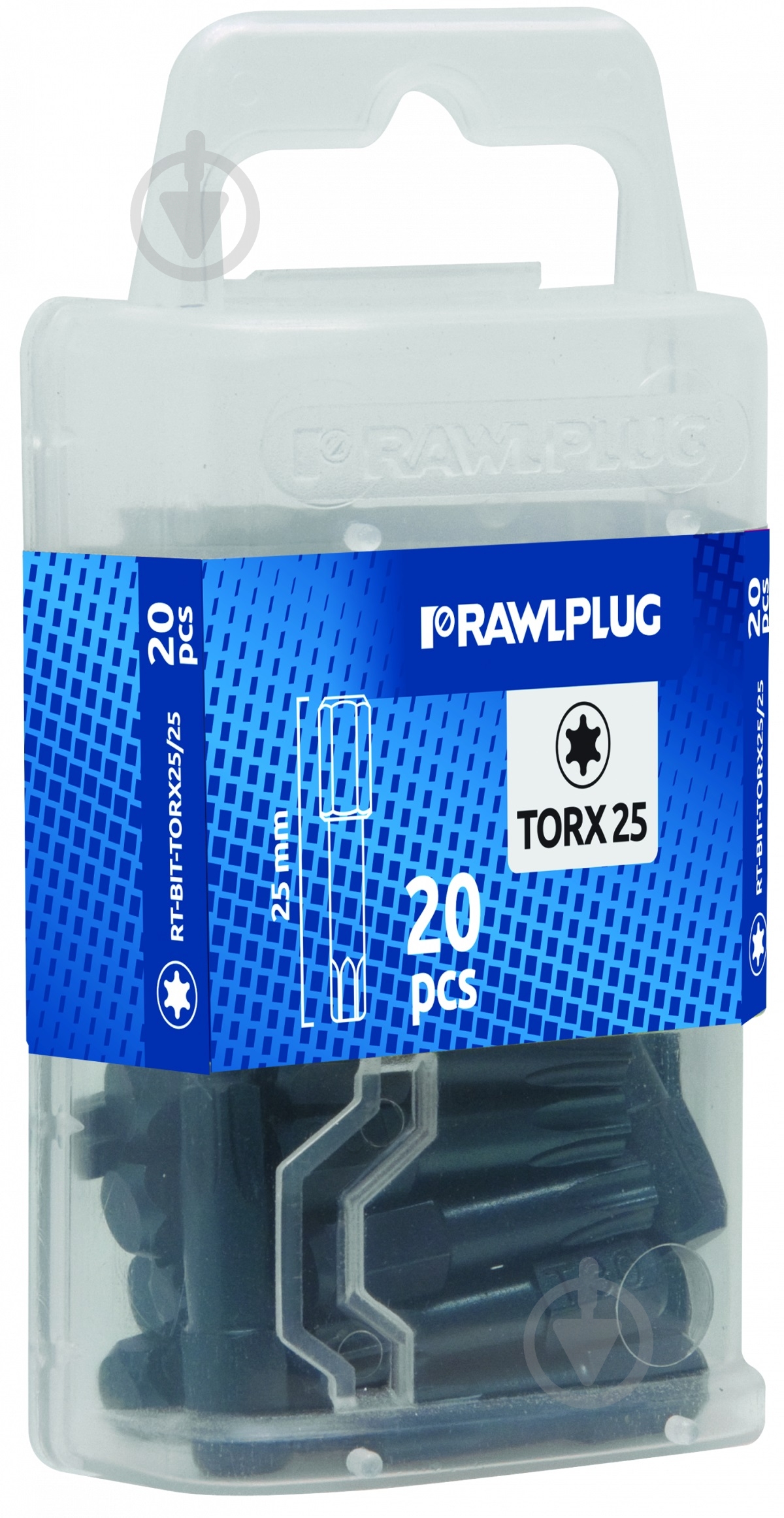 Набір біт Rawlplug 20 шт. RT-BIT-TORX30/25 - фото 2