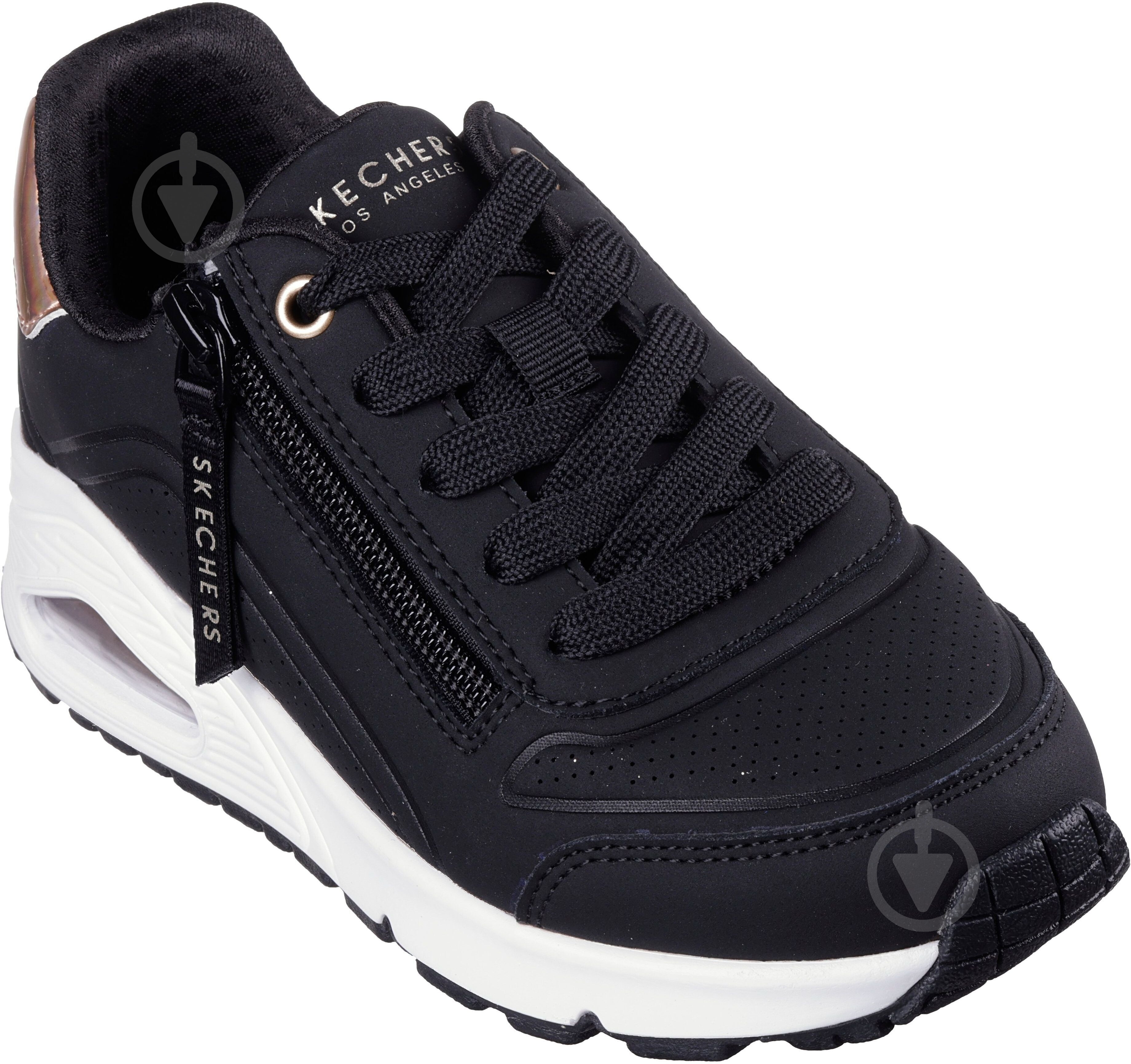 Кросівки для дівчинки Skechers 310554L BKRG UNO GEN1 р.EUR 30 чорний - фото 4 Кросівки для дівчинки Skechers 310554L BKRG UNO GEN1 р.EUR 30 чорний - фото 4