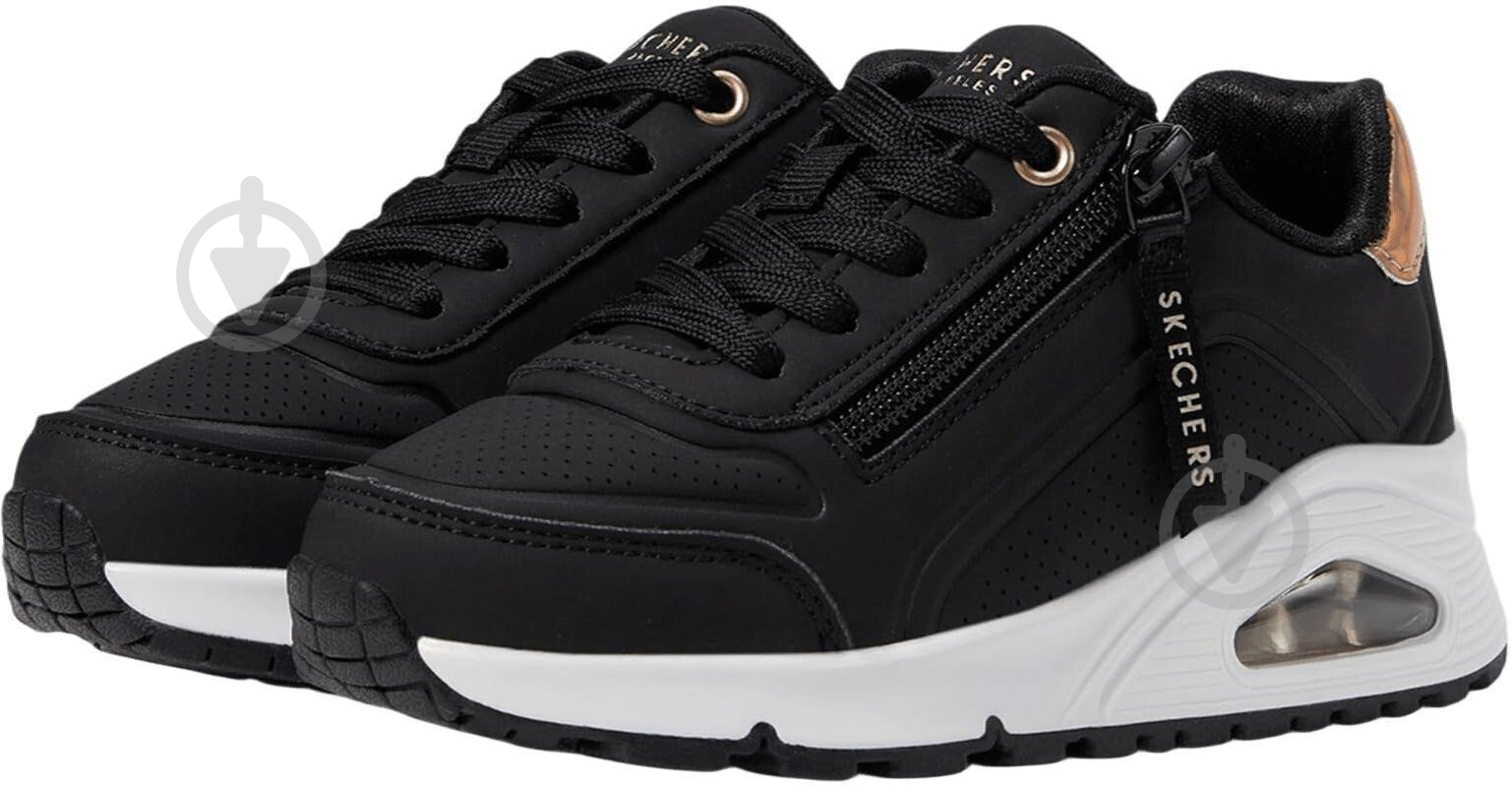 Кросівки для дівчинки Skechers 310554L BKRG UNO GEN1 р.EUR 30 чорний - фото 3 Кросівки для дівчинки Skechers 310554L BKRG UNO GEN1 р.EUR 30 чорний - фото 3