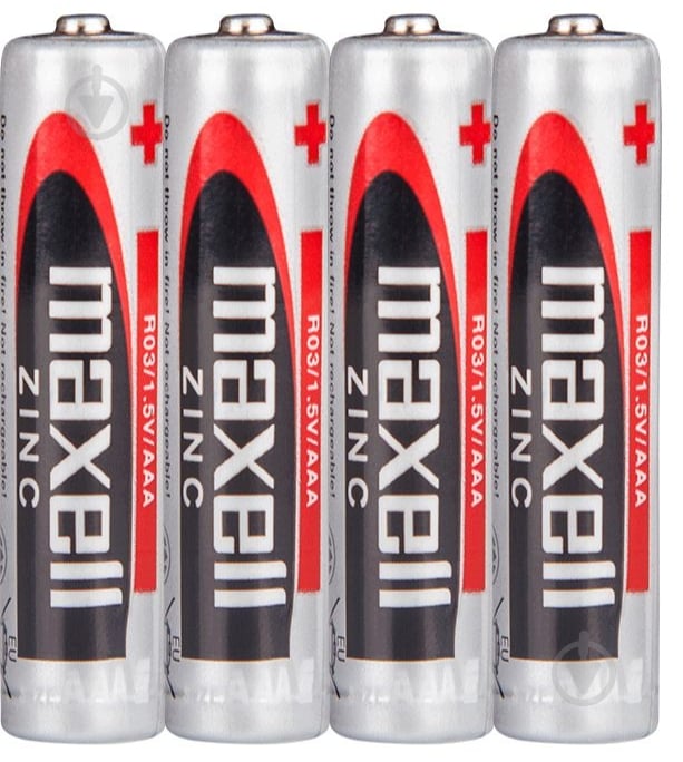 Батарейки Maxell AAA (R03, 286) 4 шт. (774411.00) - фото 1 Батарейки Maxell AAA (R03, 286) 4 шт. (774411.00) - фото 1