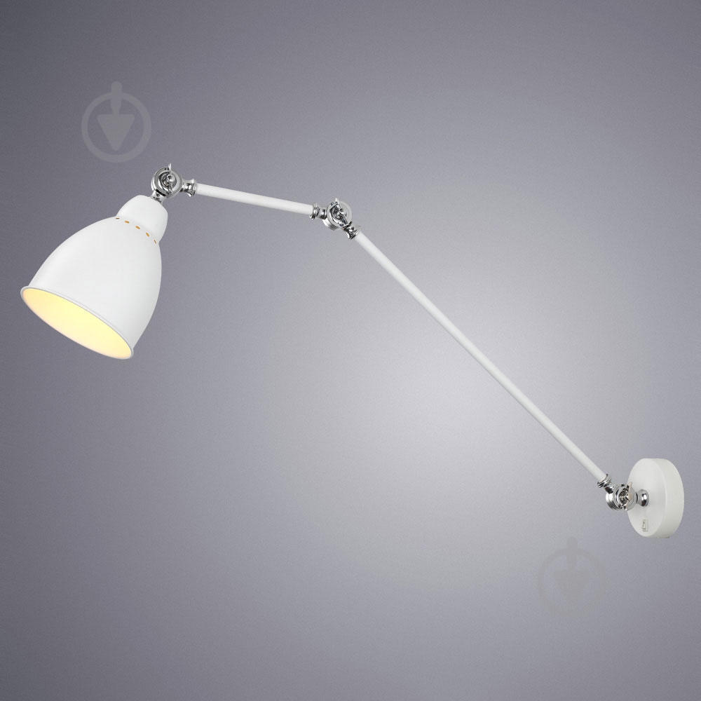 Бра Arte Lamp A2055AP-1WH 1x60 Вт E27 белый - фото 2