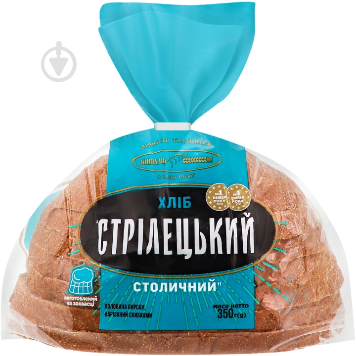 Хлеб Київхліб Стрелецкий столичный 350 г 4823117503204 - фото 1
