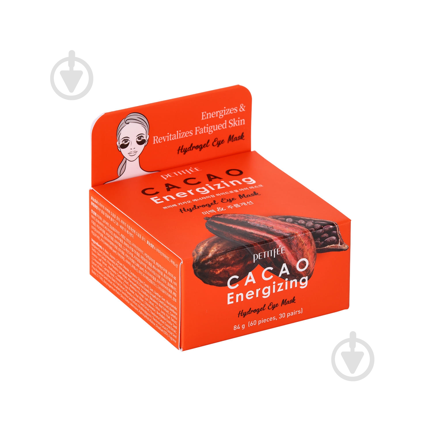 Патчи под глаза Petitfee Energizing Hydrogel Eye Patch с экстрактом какао 60 шт./уп. - фото 2 Патчи под глаза Petitfee Energizing Hydrogel Eye Patch с экстрактом какао 60 шт./уп. - фото 2