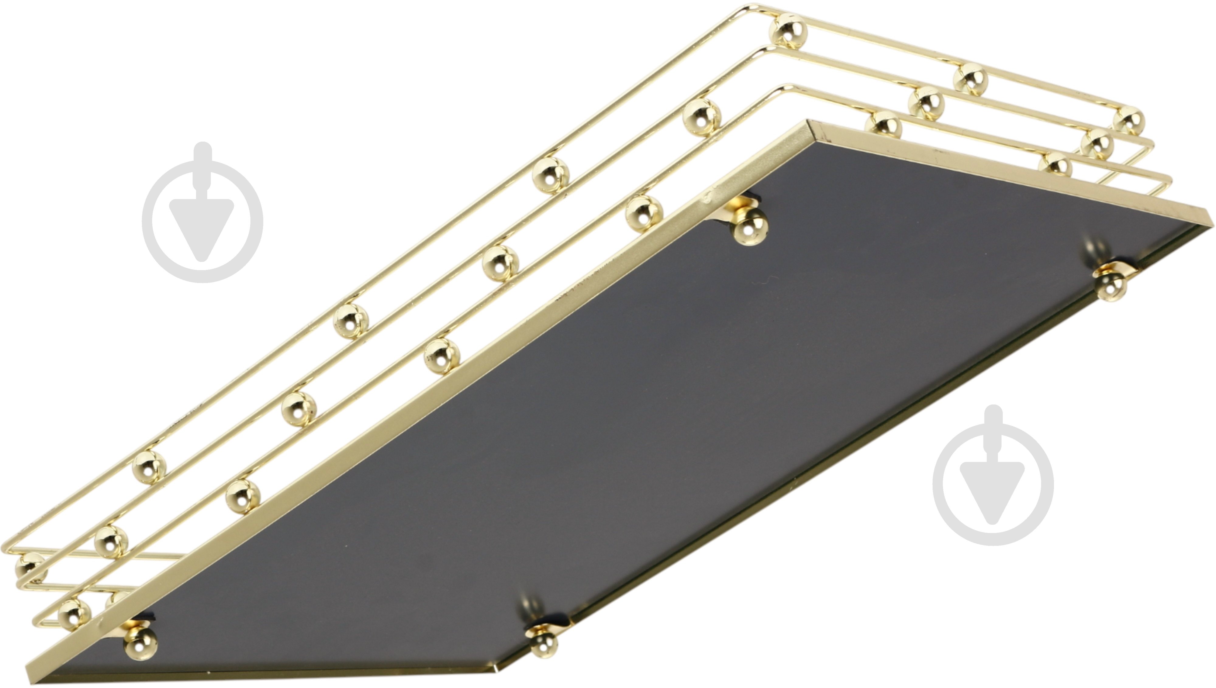 Таця декоративна Sensio Luxtray 35х25х6 см золотий - фото 4