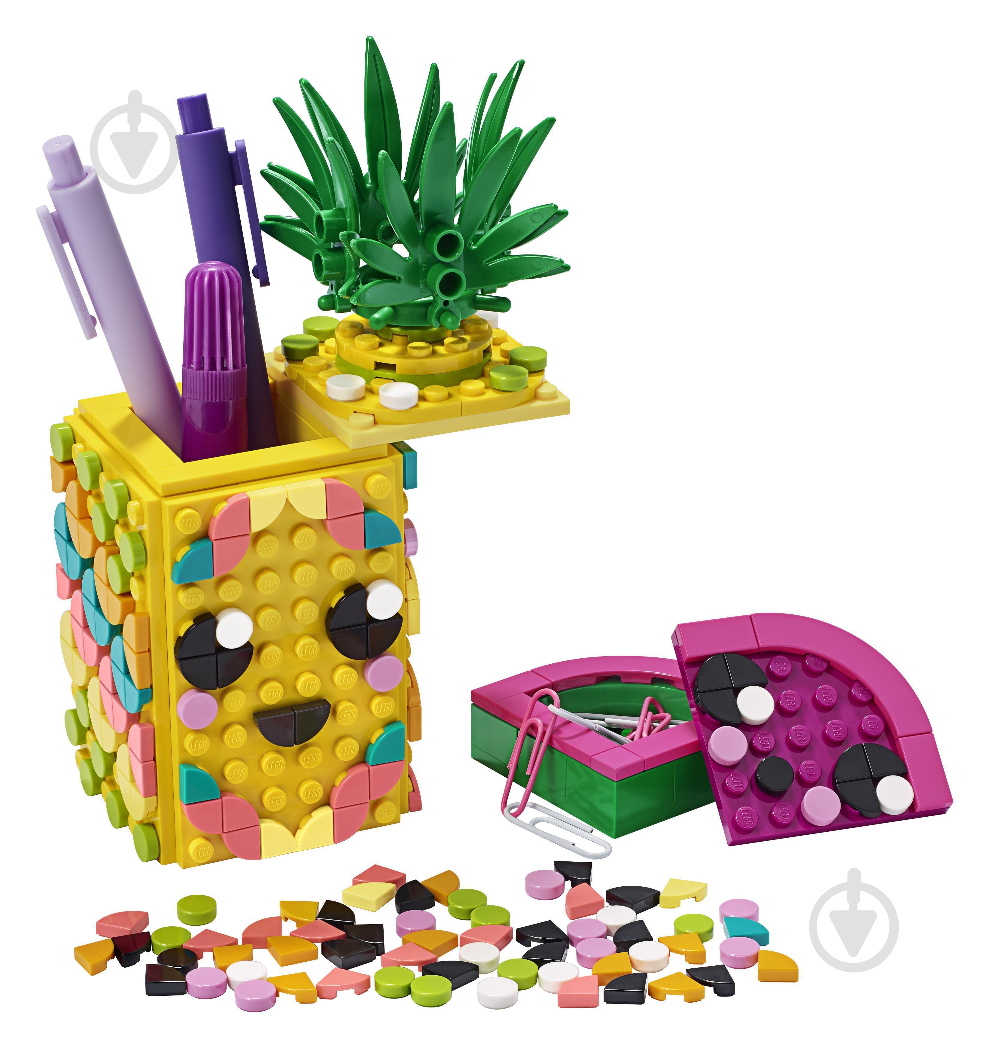 Конструктор LEGO Dots Подставка под карандаши «Ананас» 41906 - фото 2