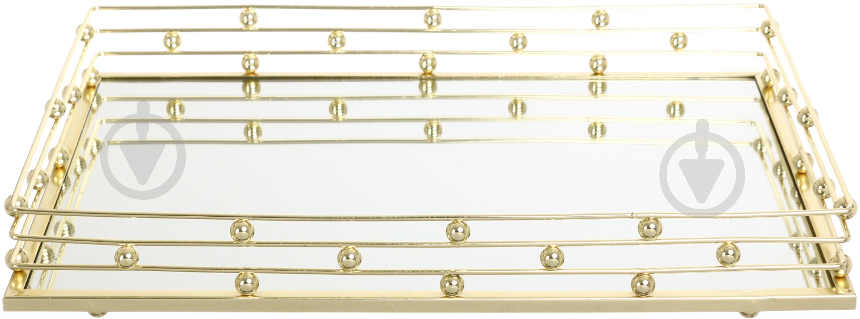 Поднос декоративный Sensio Luxtray 40х30х6 см золотой - фото 2