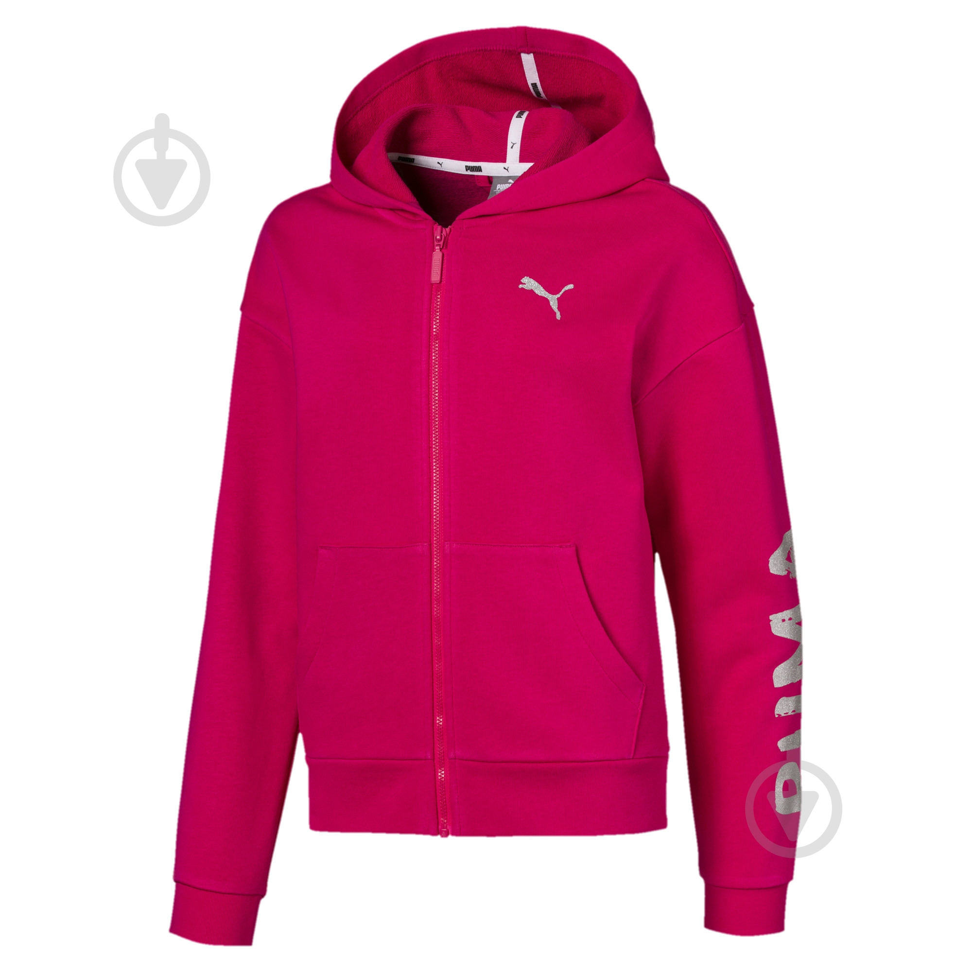 Джемпер Puma Alpha Sweat Jacket 58136615 розовый - фото 1