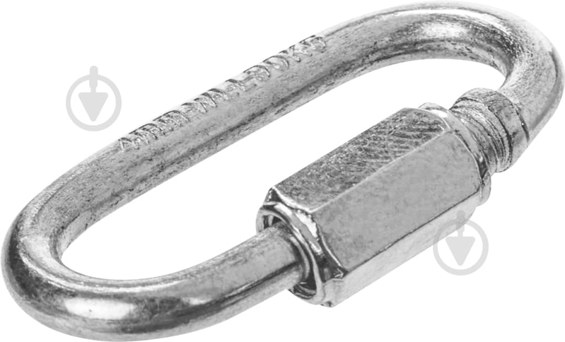 Карабин винтовой оцинкованный 4 мм 4 мм сталь 1 шт. - фото 1