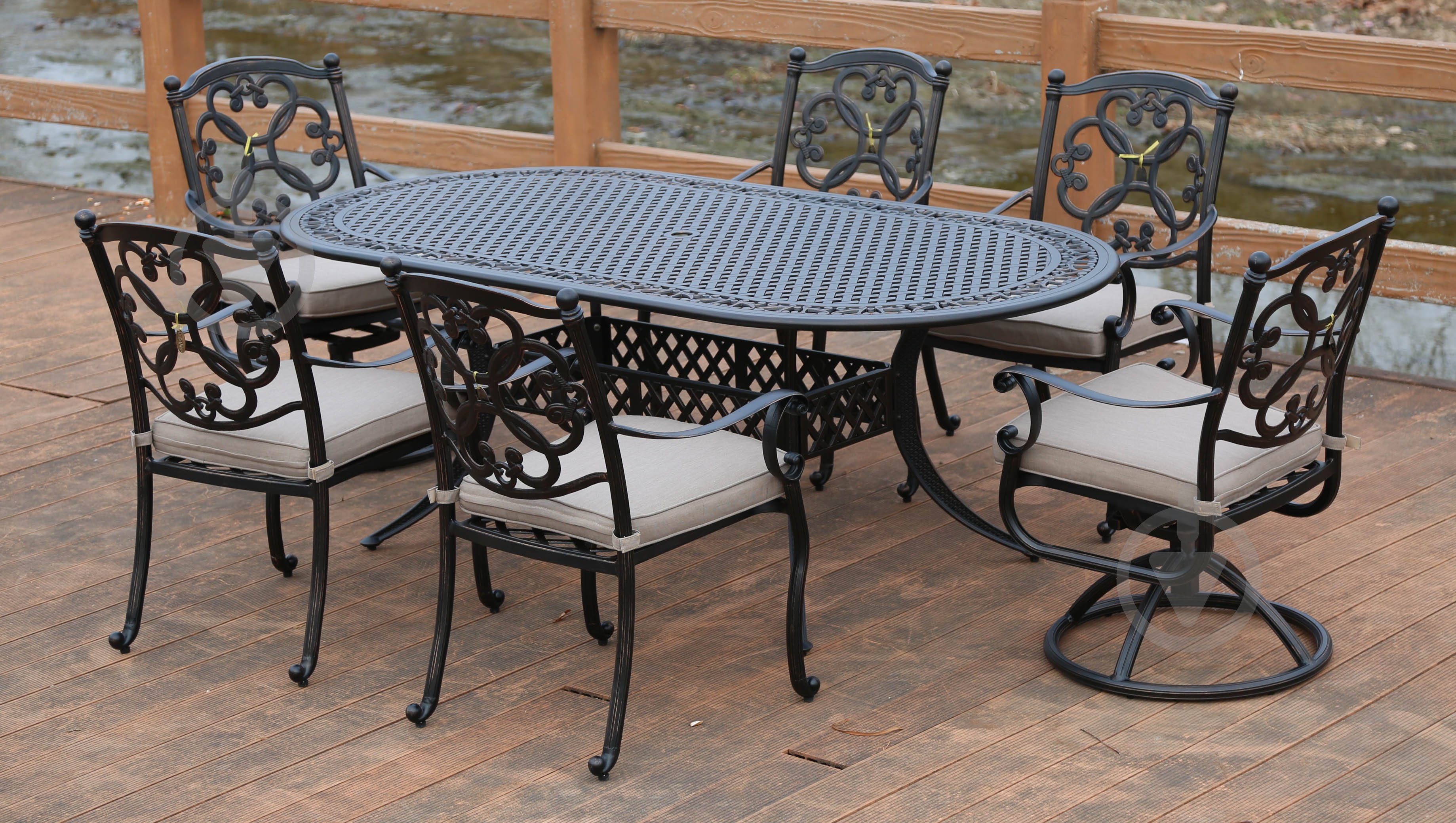 Комплект мебели металлических бронзовый - фото 1