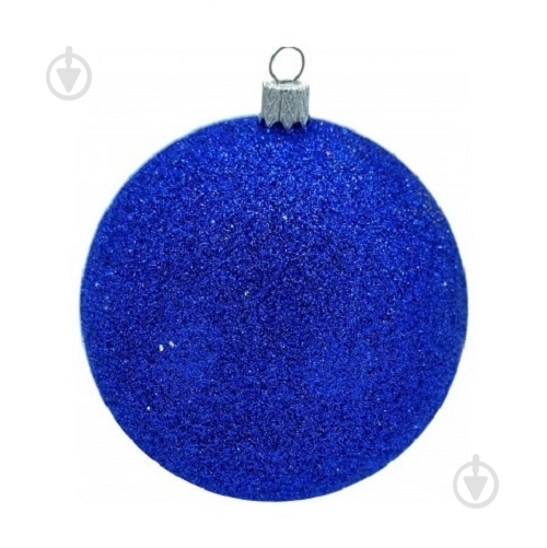 Шар новогодний D 70 синий - фото 1