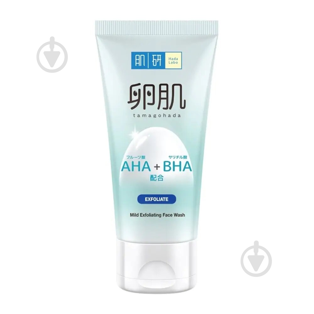 Пенка-пилинг для лица HADA LABO AHA+BHA Exfolication Face Wash 130 мл - фото 1