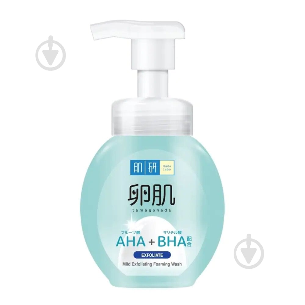 Пенка-пилинг для лица HADA LABO AHA+BHA Exfolication Face Wash 160 мл - фото 1 Пенка-пилинг для лица HADA LABO AHA+BHA Exfolication Face Wash 160 мл - фото 1