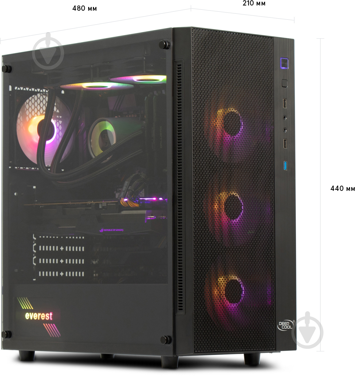 Компьютер Everest Game (9080_0261) black - фото 4