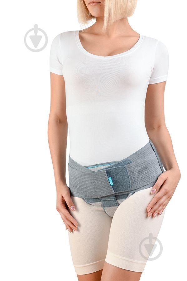 Бандаж для живота для підтримки внутрішніх органів Алком 2040 р. 2 сірий - фото 1 Бандаж для живота для підтримки внутрішніх органів Алком 2040 р. 2 сірий - фото 1