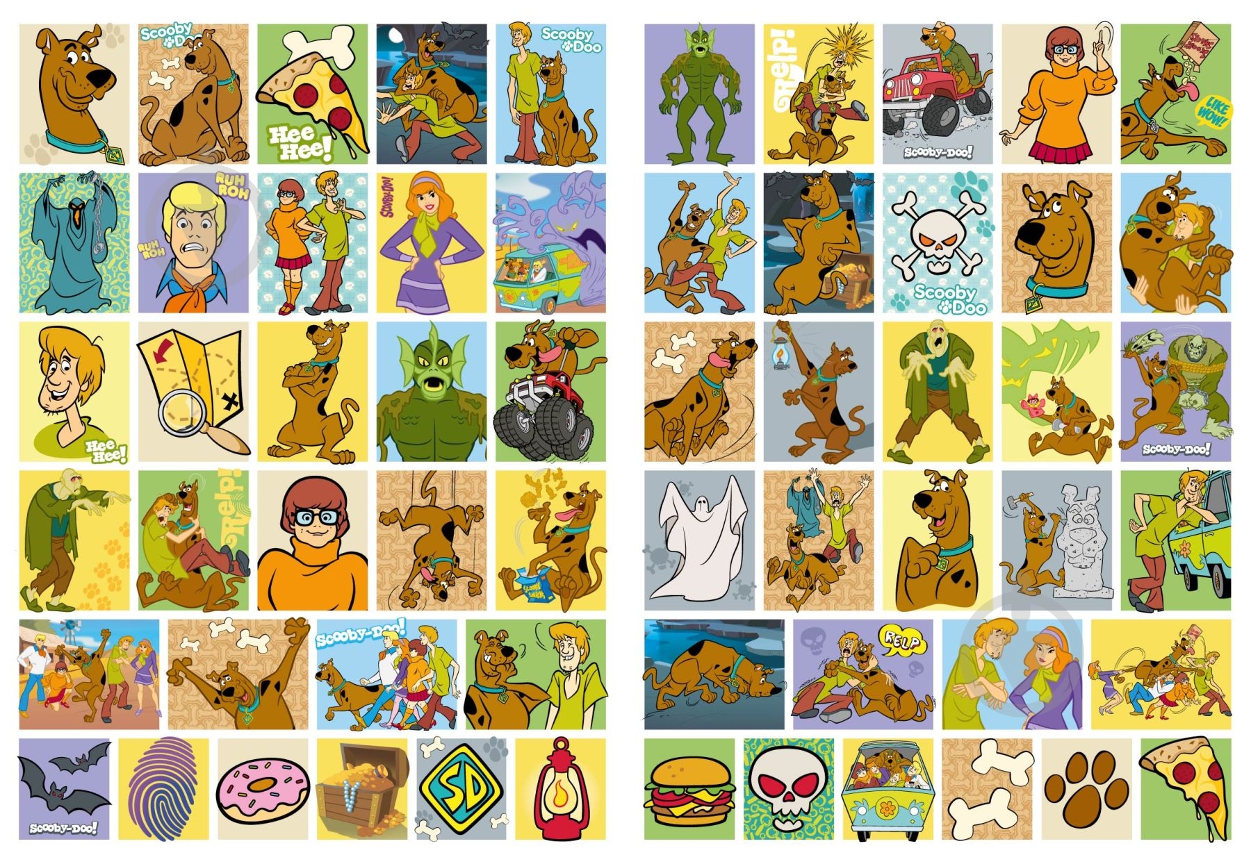 Раскраска со стикерами Scooby-Doo ©Warner Bros. Ideyka - фото 2