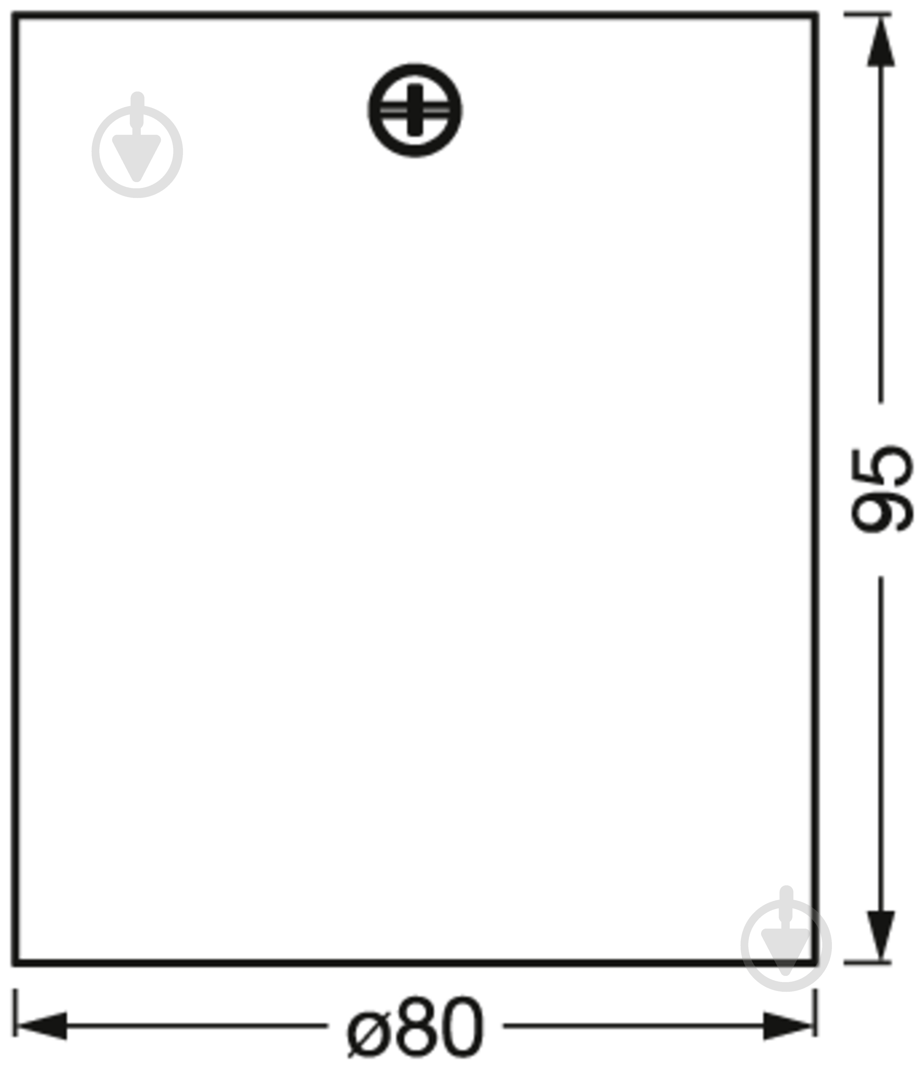 Світильник точковий Osram Spot Surface Round WT GU10 білий - фото 7