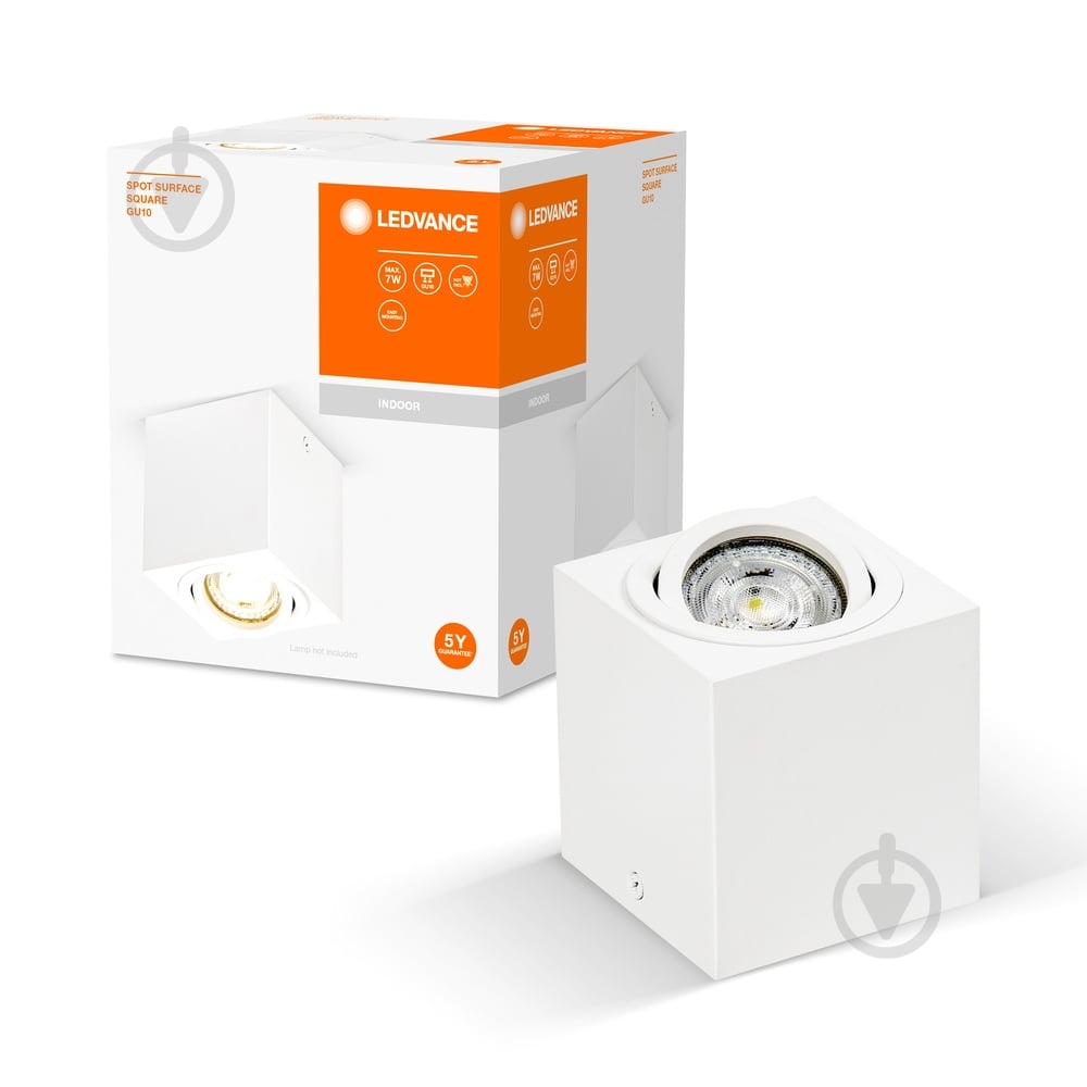 Светильник точечный Ledvance Spot Surface Square WT 220 Вт GU10 белый - фото 1
