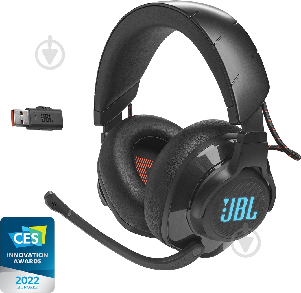 Гарнитура игровая JBL Quantum 610 Wireless black (JBLQUANTUM610BLK) - фото 2