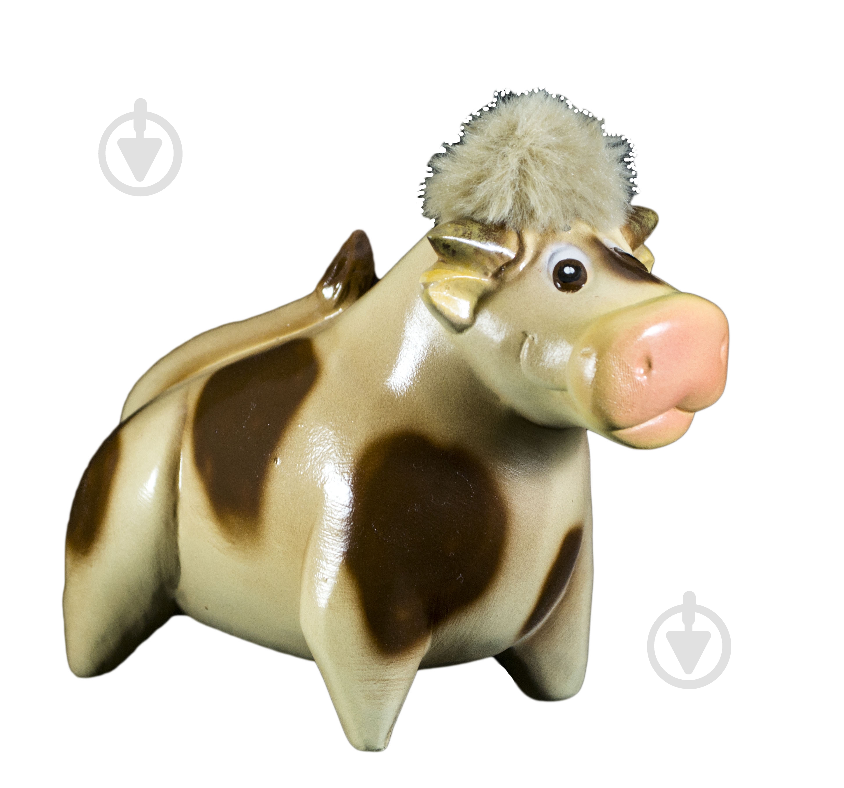 Копилка Бычок чубатый Н14 см - фото 1 Копилка Бычок чубатый Н14 см - фото 1