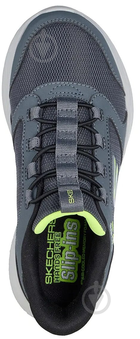 Кросівки для хлопчика Skechers 403899L CCBK GO RUN 400 V2 р.EUR 35 сірий - фото 4 Кросівки для хлопчика Skechers 403899L CCBK GO RUN 400 V2 р.EUR 35 сірий - фото 4