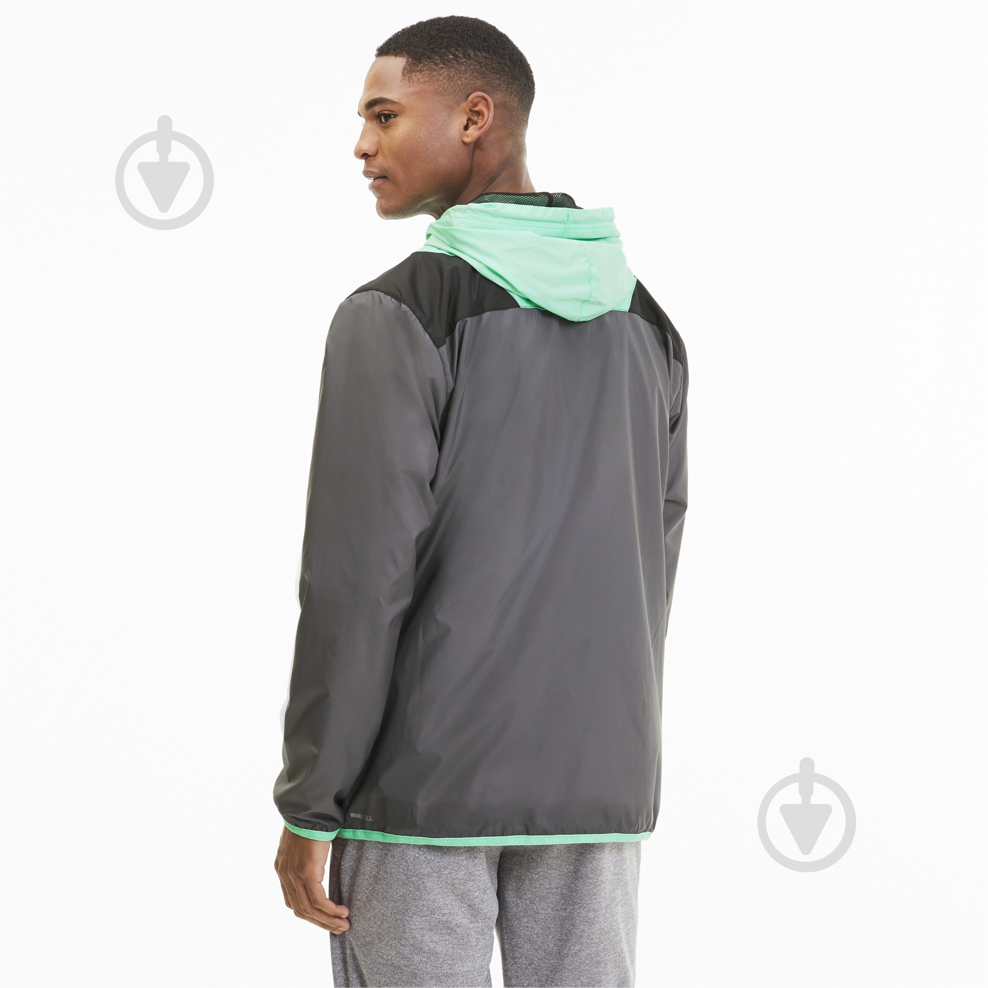 Ветровка мужская Puma Reactive Woven Jacket 51898002 р.M черная - фото 4