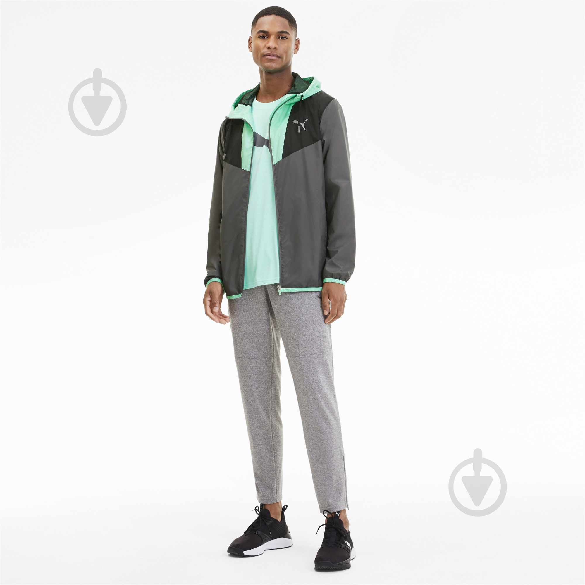 Ветровка мужская Puma Reactive Woven Jacket 51898002 р.M черная - фото 5