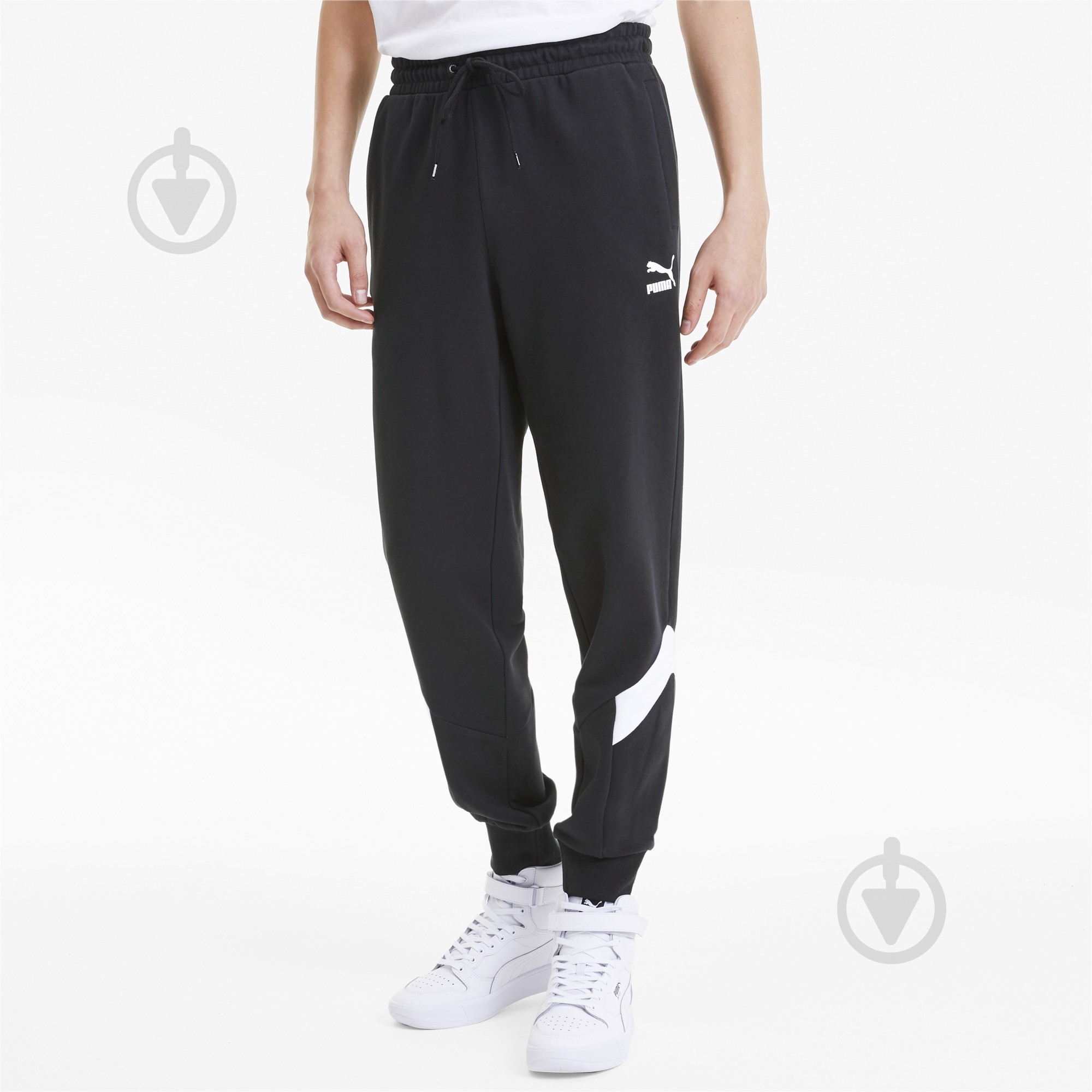Брюки Puma Iconic MCS Track Pants FT 59644801 р. M черный - фото 1
