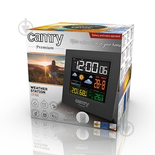 Метеостанція Camry портативна (CR-1166) - фото 4