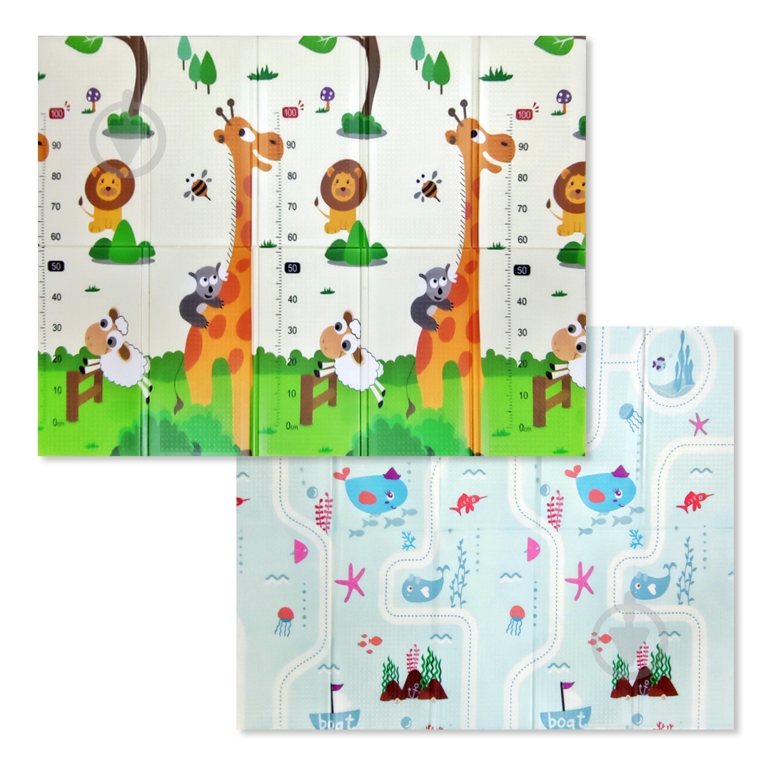Килимок Mat4Baby Жираф і море 2x1,5 м OS-BCM-E09 - фото 1