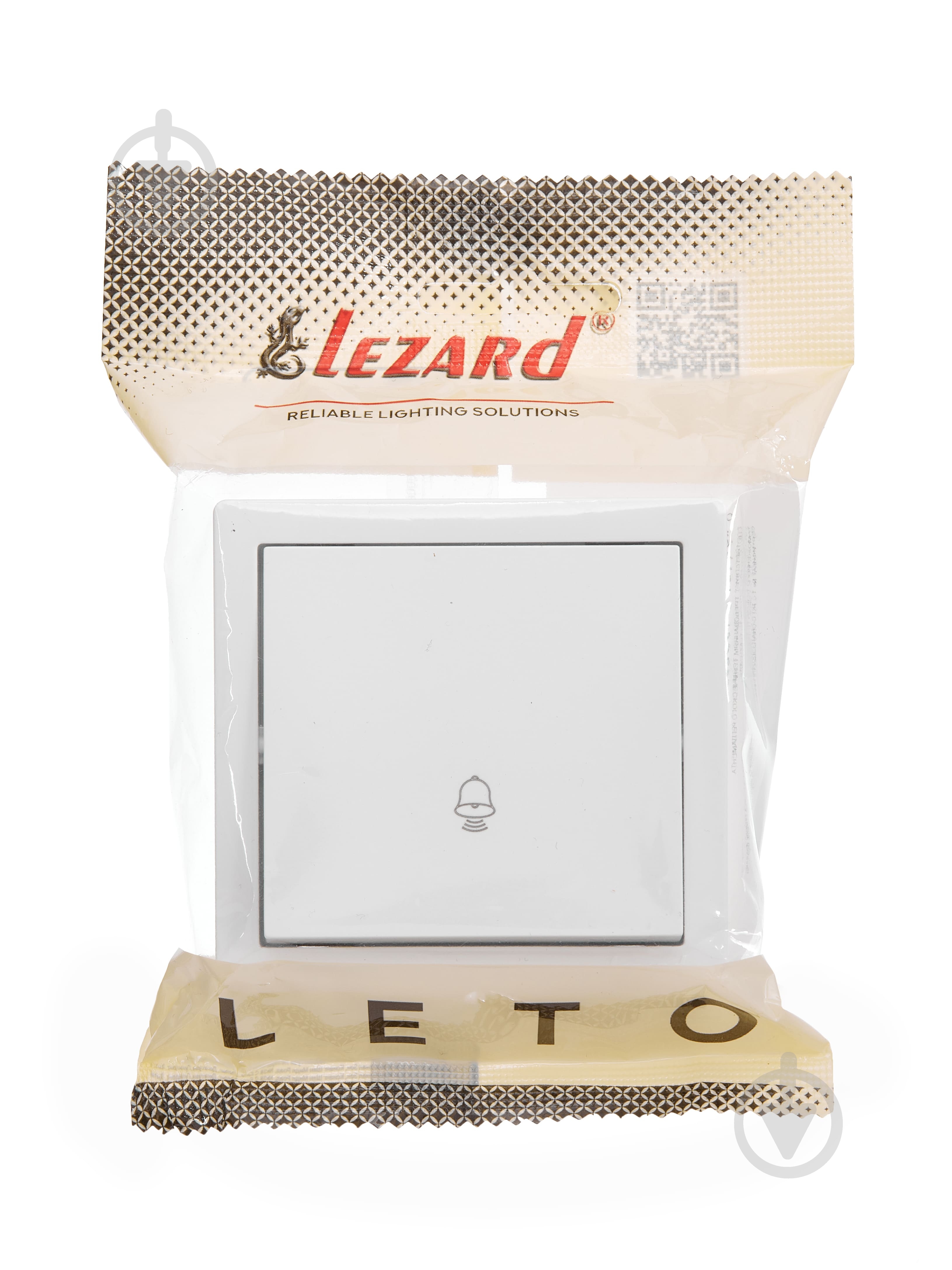 Кнопка звонка Lezard LETO белый 752-0200-103 - фото 4