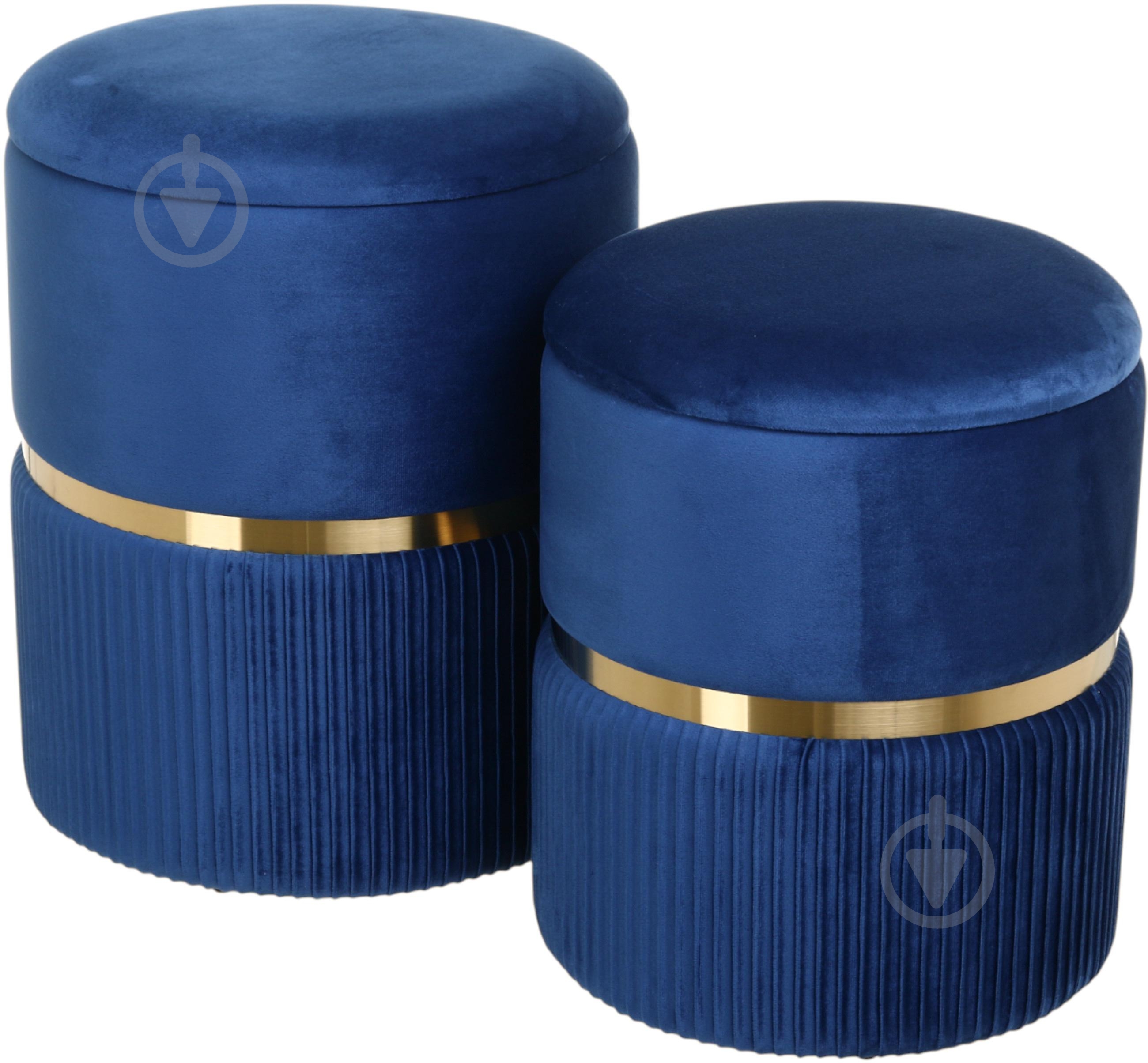 Сундук-пуф Sensio для хранения Bernard 360х440х360 мм синий (VWF19B352VA-68A) - фото 5 Сундук-пуф Sensio для хранения Bernard 360х440х360 мм синий (VWF19B352VA-68A) - фото 5