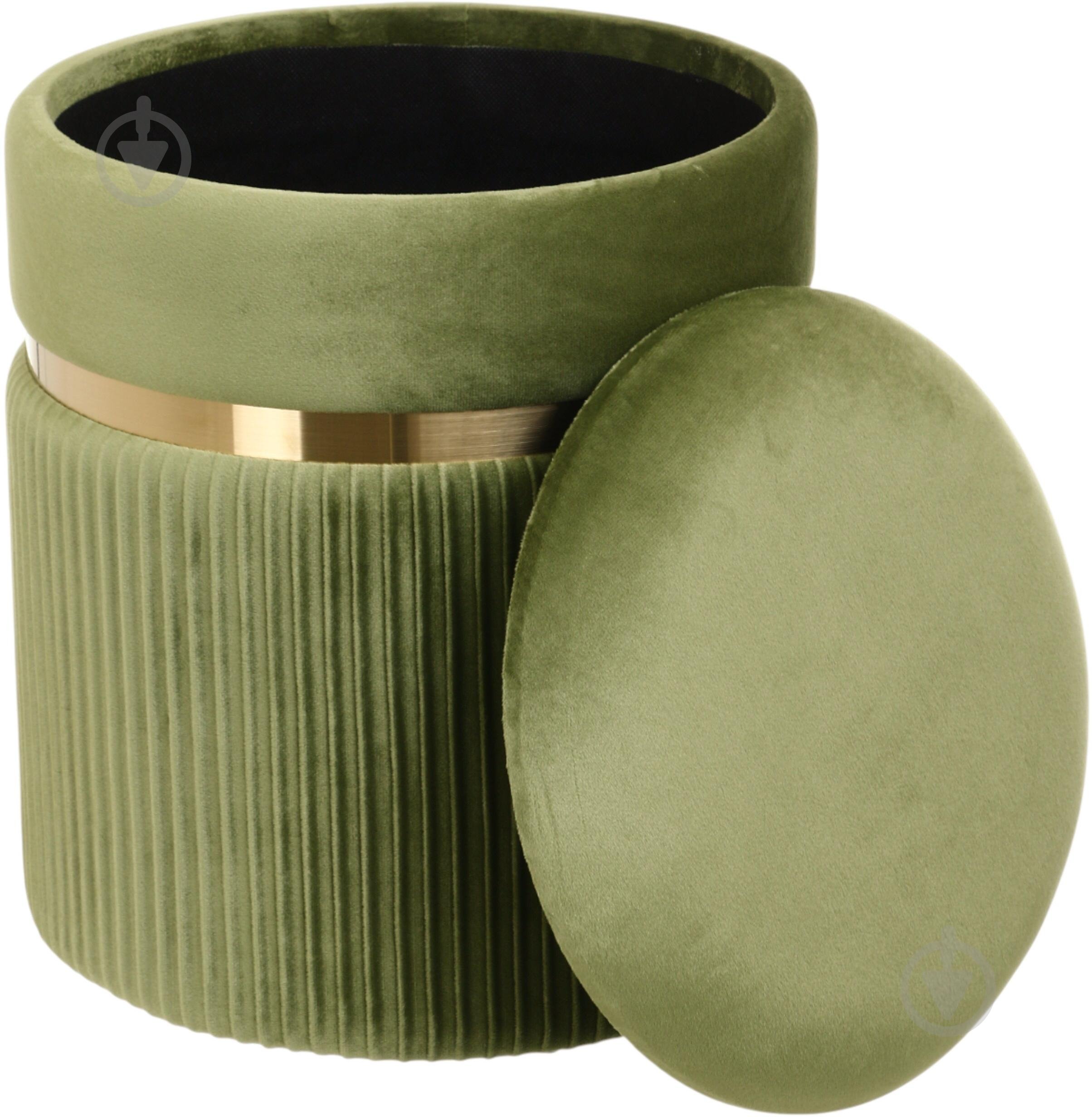 Сундук-пуф Sensio для хранения Bernard 315х380х315 мм зеленый (VWF19B352VA-24B) - фото 3 Сундук-пуф Sensio для хранения Bernard 315х380х315 мм зеленый (VWF19B352VA-24B) - фото 3