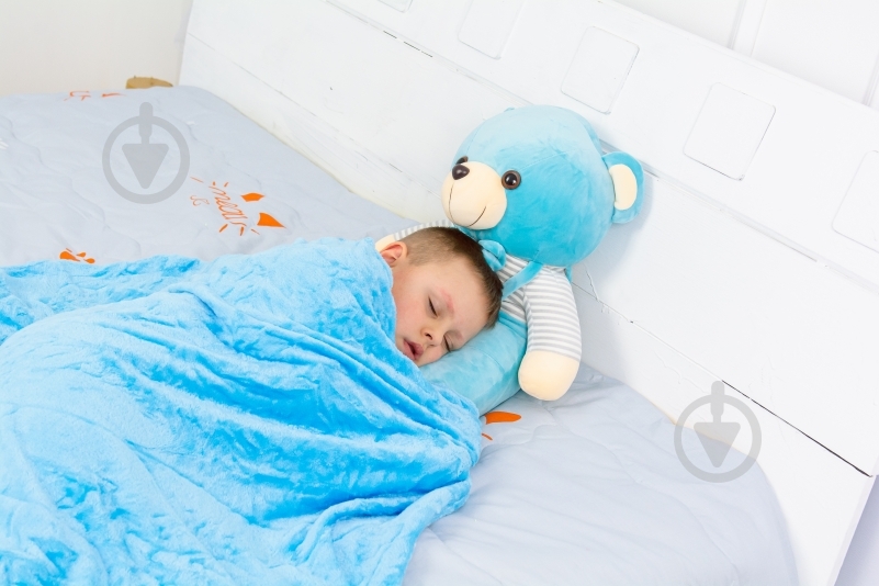 Плед с игрушкой №1052 Bear 100x160 см Blue MirSon - фото 2 Плед с игрушкой №1052 Bear 100x160 см Blue MirSon - фото 2
