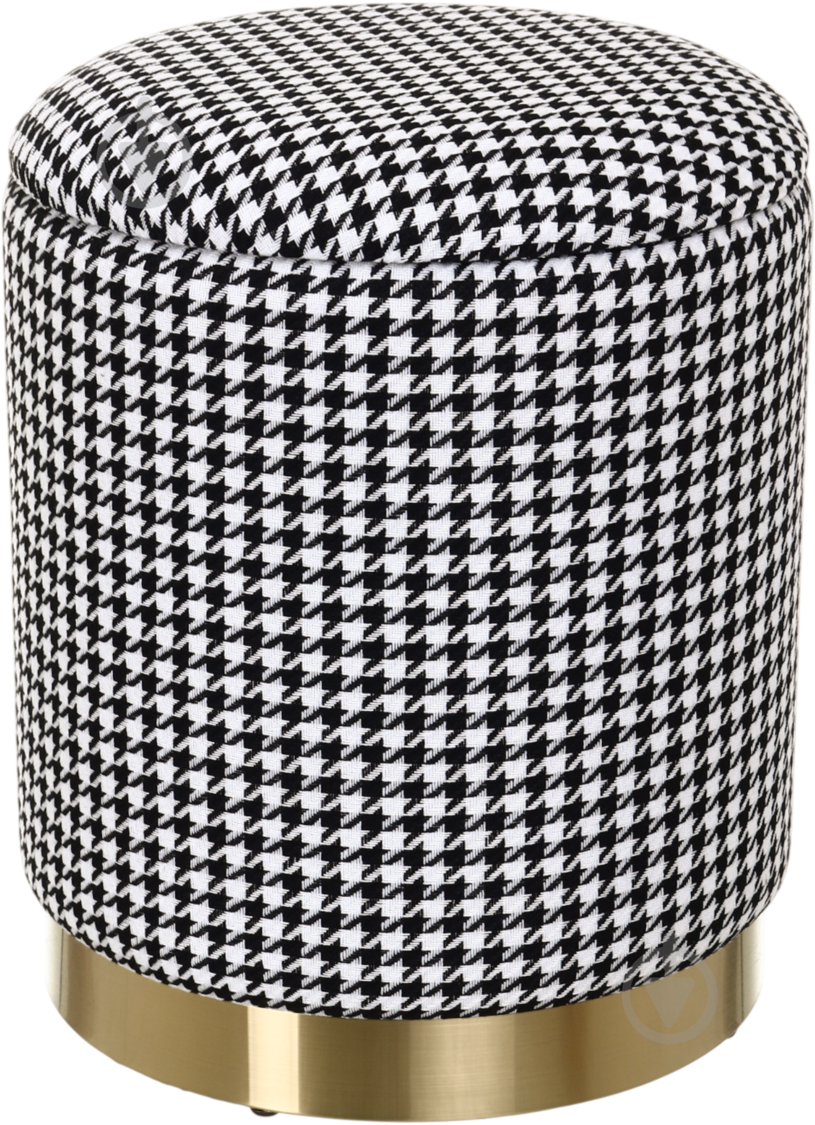 Сундук-пуф Sensio для хранения Tweed 315х380х315 мм черно-белый (VWF20A568LM-3A) - фото 1 Сундук-пуф Sensio для хранения Tweed 315х380х315 мм черно-белый (VWF20A568LM-3A) - фото 1