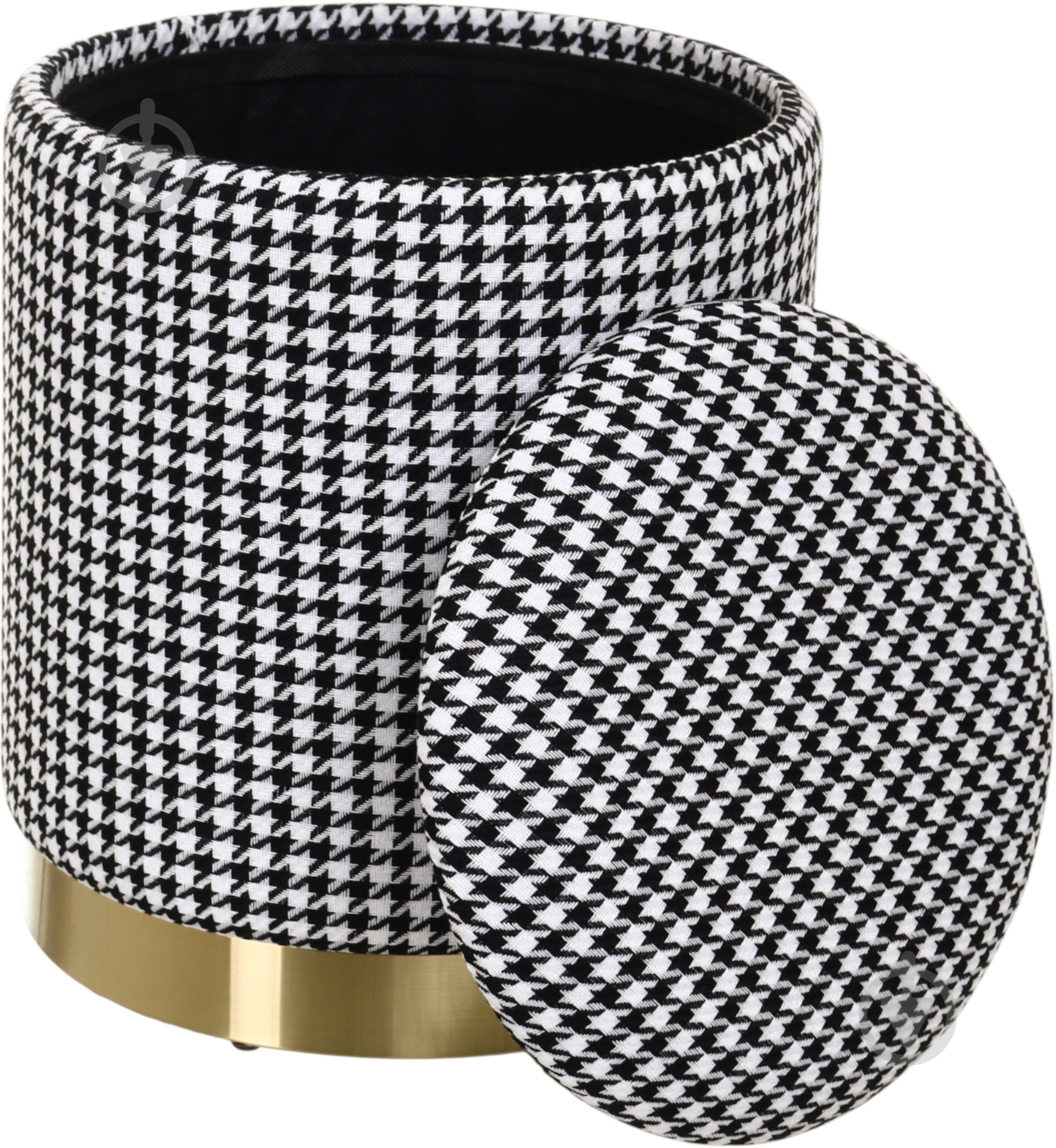 Сундук-пуф Sensio для хранения Tweed 315х380х315 мм черно-белый (VWF20A568LM-3A) - фото 2 Сундук-пуф Sensio для хранения Tweed 315х380х315 мм черно-белый (VWF20A568LM-3A) - фото 2