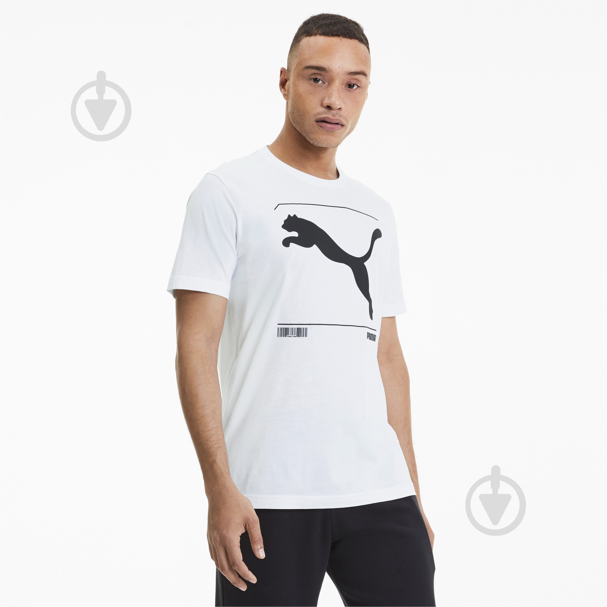 Футболка Puma Nu-tility Graphic Tee 58155202 р.L белый - фото 1 Футболка Puma Nu-tility Graphic Tee 58155202 р.L белый - фото 1