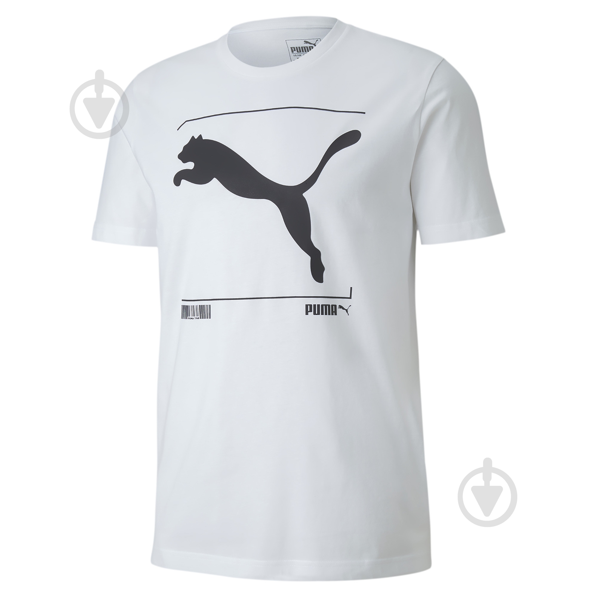 Футболка Puma Nu-tility Graphic Tee 58155202 р.L белый - фото 2 Футболка Puma Nu-tility Graphic Tee 58155202 р.L белый - фото 2