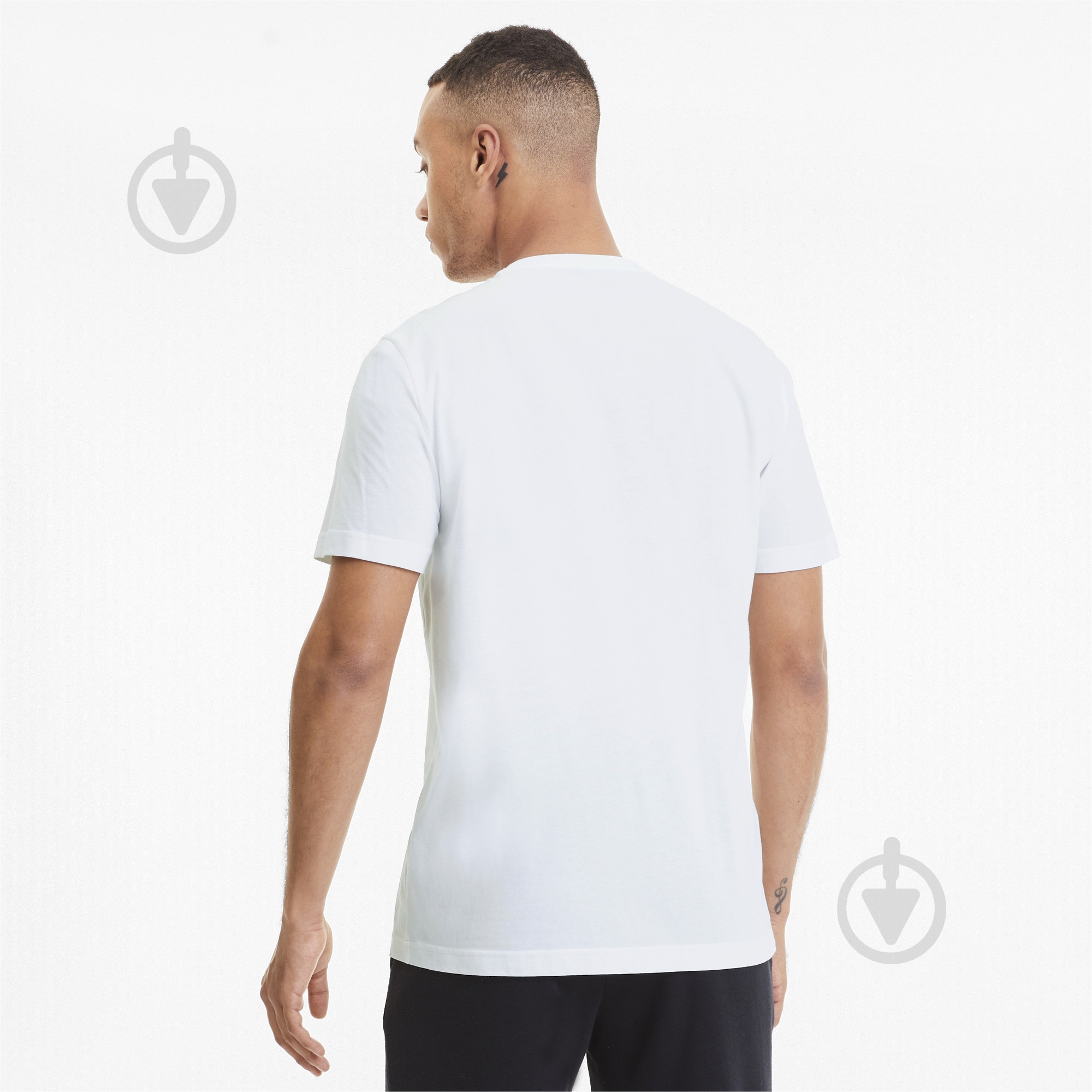 Футболка Puma Nu-tility Graphic Tee 58155202 р.S белый - фото 4