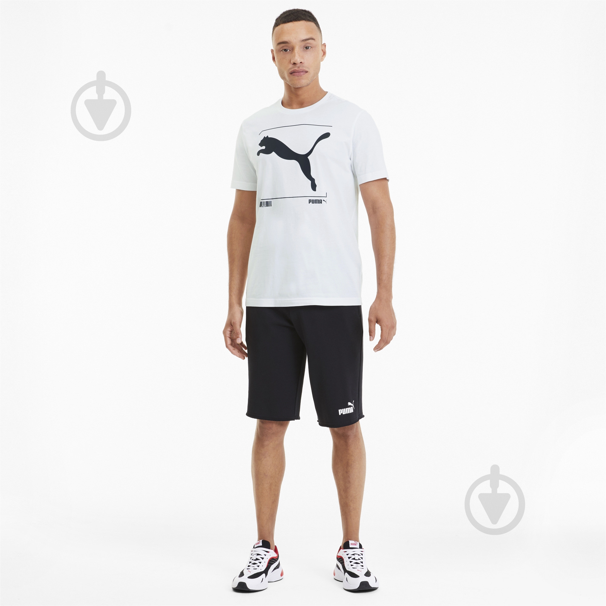 Футболка Puma Nu-tility Graphic Tee 58155202 р.S белый - фото 5