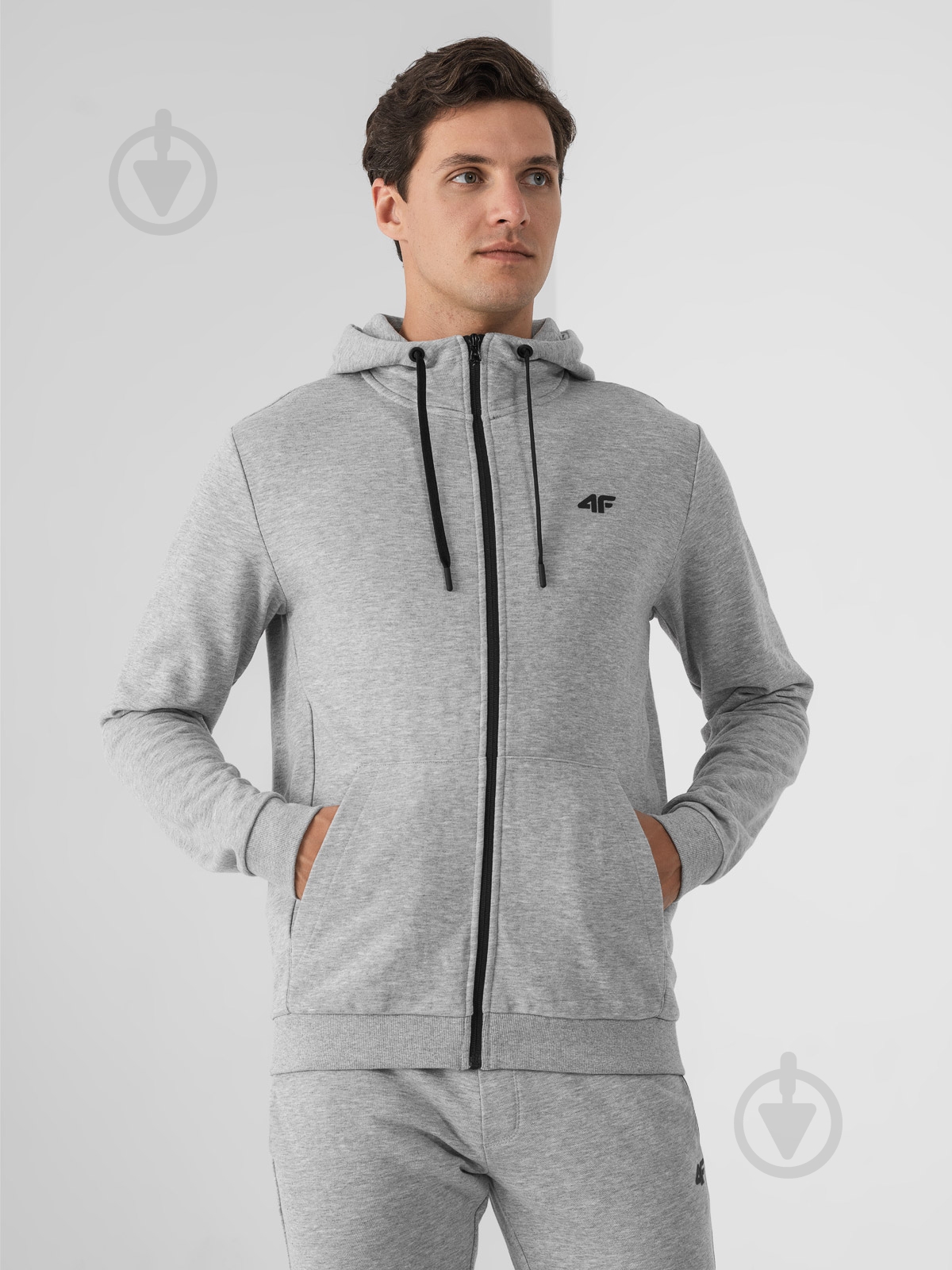 Джемпер 4F NOSH4-BLM353-27M р. M сірий - фото 1 Джемпер 4F NOSH4-BLM353-27M р. M сірий - фото 1