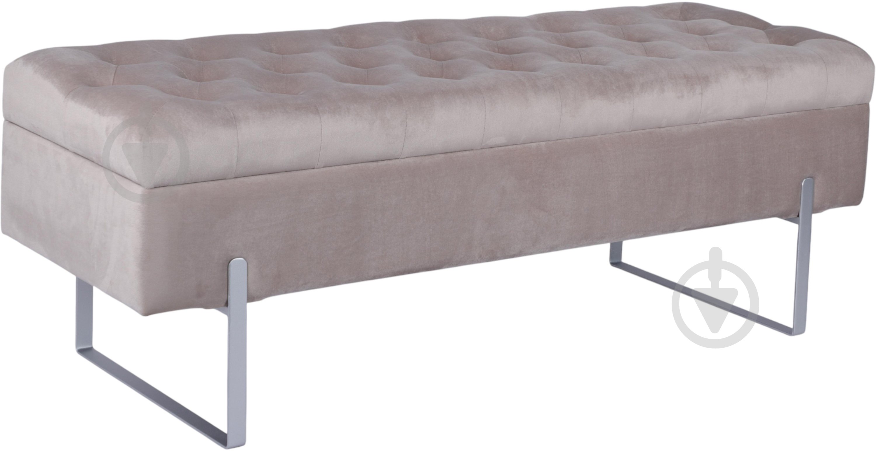 Скриня-пуф Sensio для зберігання Onix 420х1200х420 мм сірий (VWF20B658VA-17B) - фото 1 Скриня-пуф Sensio для зберігання Onix 420х1200х420 мм сірий (VWF20B658VA-17B) - фото 1